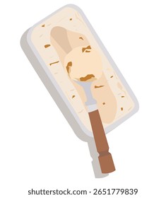 ice cream box. ice cream tub. ice cream bucket 