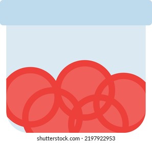 ice cream box Vector illustration on a transparent background.Premium quality symbols.Stroke vector icon for concept and graphic design.