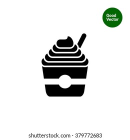 Ice cream in bucket