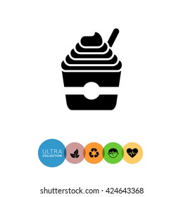 Ice cream in bucket