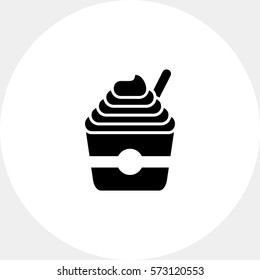 Ice cream in bucket