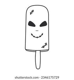 ice cream cake emoticon halloween element line