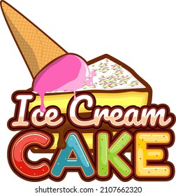 Ice Cream Cake Logo Royalty Free
