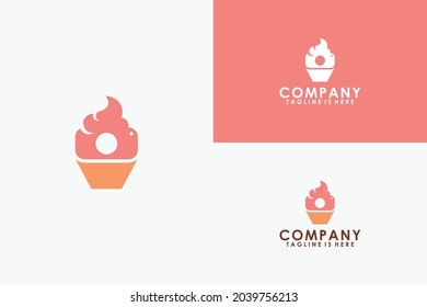 Ice Cream Camera Logo Design Template