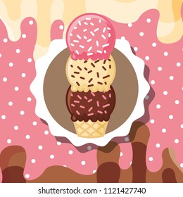 ice cream card