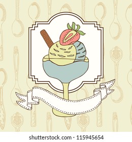 ice cream card