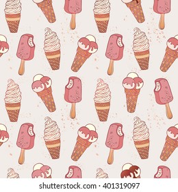 Ice cream card.