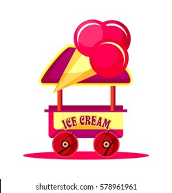 ice cream cart