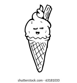 ice cream cartoon