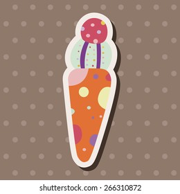 ice cream cartoon elements vector,eps