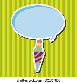 ice cream cartoon elements vector,eps