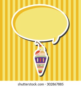 ice cream cartoon elements vector,eps