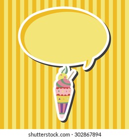 ice cream cartoon elements vector,eps