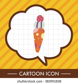 ice cream cartoon elements vector,eps