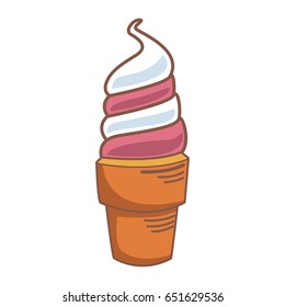 ice cream cartoon frozen sweet image