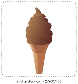 Ice cream chocolate