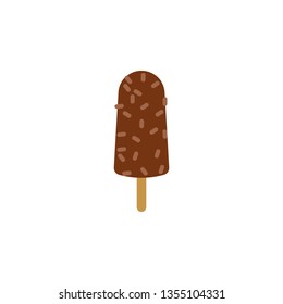 ice cream chocolate colored icon. Element of ice cream illustration icon. Signs and symbols can be used for web, logo, mobile app, UI, UX