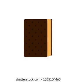 ice cream chocolate colored icon. Element of ice cream illustration icon. Signs and symbols can be used for web, logo, mobile app, UI, UX