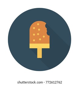 ice cream circle flat 