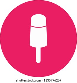 Ice Cream Circle Icon