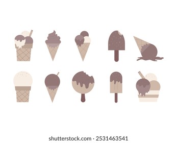 Ice Cream Cold Sweet Set 