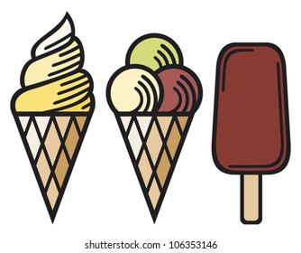 ice cream collection