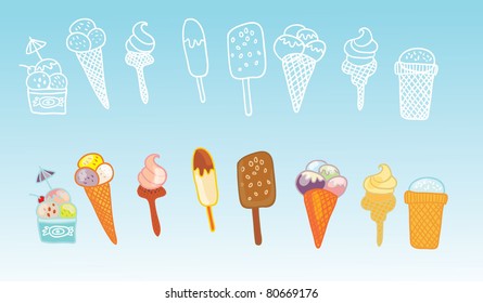 ice cream collection
