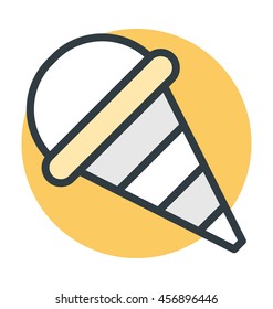 Ice cream Colored Vector Icon