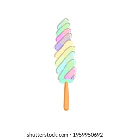 ice cream colorful vector summer