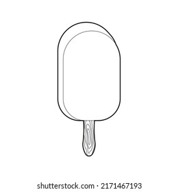 Ice Cream coloring book. Children's sweets. antistress