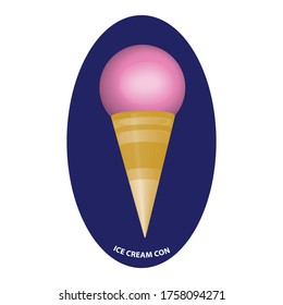 ice cream con 3D vintage vector clip art is the graphic arts,refers to pre-made images used to illustrate any medium. clip art 