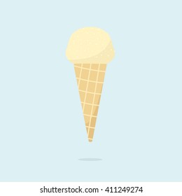 Ice cream in the cone