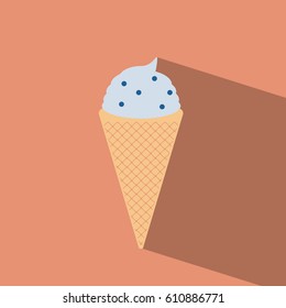 an ice cream cone