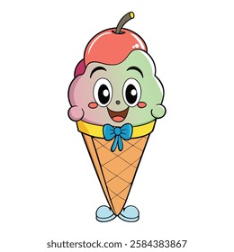 ice cream cone Adobe Illustrator Artwork