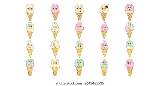 Ice Cream Cone Character Collection