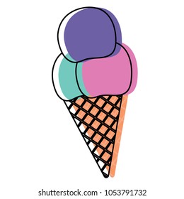 ice cream cone icon 