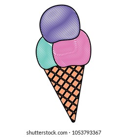 ice cream cone icon 