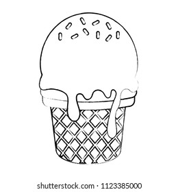Ice cream cone icon