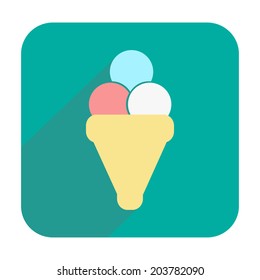 Ice cream cone icon