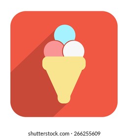 Ice cream cone icon