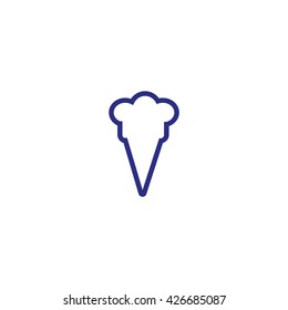 ice cream cone, icon