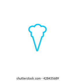 ice cream cone, icon