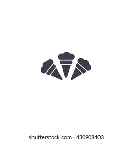 ice cream cone, icon