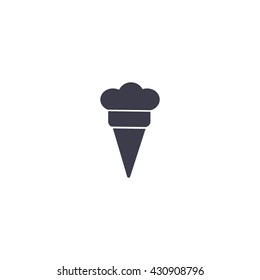 ice cream cone, icon