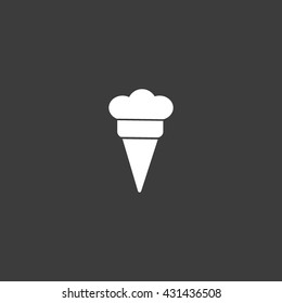 ice cream cone, icon