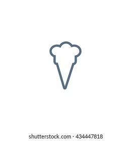 ice cream cone, icon
