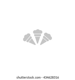 ice cream cone, icon