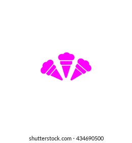 ice cream cone, icon