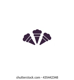 ice cream cone, icon