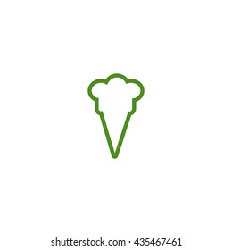 ice cream cone, icon